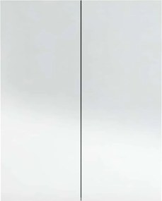 vidaXL Ντουλάπι Μπάνιου με Καθρέφτη Ανθρακί 60 x 15 x 75 εκ. από MDF