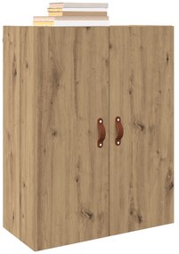 vidaXL Επιτοίχιο ντουλάπι Καφέ 69.5 x 34 x 90 εκ. Επεξεργασμένο ξύλο