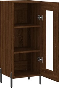 vidaXL Ντουλάπι Καφέ Δρυς 34,5 x 34 x 90 εκ. Επεξεργασμένο Ξύλο
