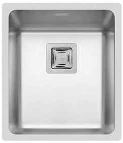 Kitchen Sink Stainless Steel Pyramis Lume 34x40 cm 1B 38x44x21 εκ.