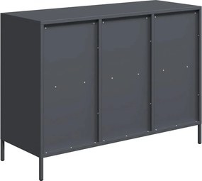 vidaXL Ντουλάπι Ανθρακί 101,5x39x73,5 εκ. από Χάλυβα Ψυχρής Έλασης