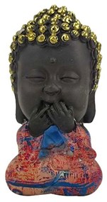Διακοσμητικό Αντικείμενο Βούδας Ithaka 3 023490 6x6x10cm Multi Πολυρεσίνη