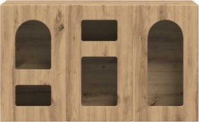 vidaXL Πλαϊνό γραφείο ELST Artisan Oak 100 x 35 x 59 εκ