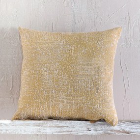 Μαξιλαροθήκη Διακοσμητική Canda Mustard Ρυθμός 40Χ40 Cotton-Polyester