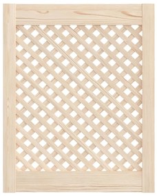 vidaXL Πορτάκια με Πλέγμα 2 τεμ. 49,5x61,5 εκ. από Μασίφ Ξύλο Πεύκου