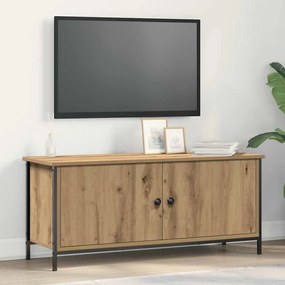 vidaXL Τηλεόραση Στάντ - Artisan Oak Artisan oak Επεξεργασμένο ξύλο