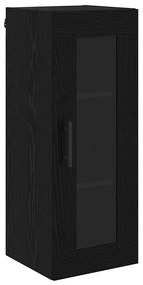 vidaXL Highboard Μαύρη Οξυά 69,5 x 34 x 180 εκ. Επεξεργασμένο ξύλο