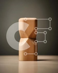 Intra Συλλεκτικό Ξύλινο Παζλ Plywood  4mm - Όμορφο Ξύλινο Γλυπτό Γυναικείου Κεφαλιού Σε Ξύλινο Κουτί - Διαστάσεις: 10x10 cm – 25 κομμάτια