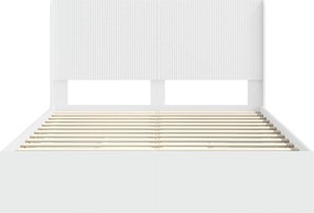 vidaXL Καλάθι με αποθήκη και κεφαλάρι Λευκό 160 x 200 cm