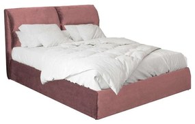 Κρεβάτι Bizou (Για Στρώμα 160x200cm) 09-1383 221,5x170x119cm Apple Διπλό Βελούδο