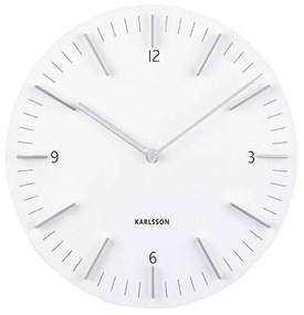 Ρολόι Τοίχου Detailed KA5782WH Φ30cm White Karlsson Ξύλο