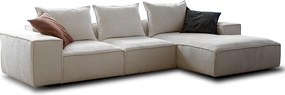 Γωνιακός Καναπές Boho 335x180x105cm Κρεμ - Δεξιά Γωνία - ARSO4589