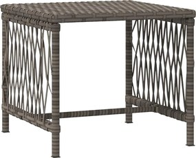 vidaXL Ξαπλώστρα 3 pcs Γκρι και Navy Blue 200 x 55 x 92 εκ.