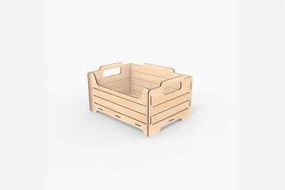 Σετ 2 τεμαχίων – Intra CRATE – Ξύλινο Κουτί Τύπου Τελάρο μαζι με χερούλια 21x30x11 cm Box34-00002