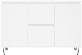 vidaXL Μπουφές Λευκός 101,5 x 35 x 70 εκ. από Επεξεργασμένο Ξύλο