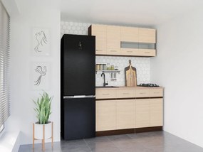 Σετ κουζίνας Econ 128, 140x45cm, Πάγκος, Πλαστικοποιημένη μοριοσανίδα | Epipla1.gr
