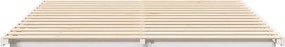 vidaXL Σκελετός Κρεβατιού Λευκό 200 x 200 cm Στερεά ξυλεία πεύκου