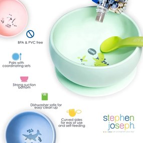 Bowl σιλικόνης Stephen Joseph Mermaid