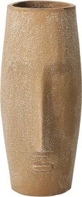 Βάζο αλουμινίου Nextdeco ανοιχτό καφέ Υ20χØ9εκ.