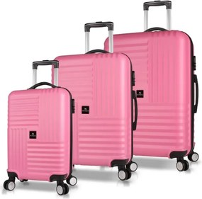 Stewehome Σετ 3 τεμαχίων βαλίτσες από ABS μεσαίου και μεγάλου μεγέθους και βαλίτσα καμπίνας