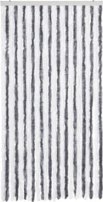 vidaXL Σήτα Εντόμων Γκρι / Λευκό 100 x 230 εκ. από Σενίλ