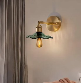 Stewehome μοντέρνο κλασικό χειροποίητο απλίκα με γυαλί Πράσινο