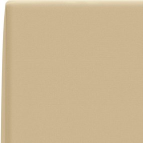 vidaXL Μαξιλάρι πλάτης SOEST 100% Πολυεστέρας Μπεζ 60 x 20 x 40 cm