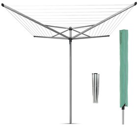 Brabantia 90300263 Πτυσσόμενη Απλώστρα Βιδωτή TopSpinner 50m