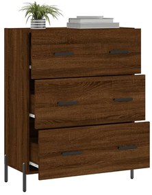 vidaXL Ντουλάπι Καφέ Δρυς 69,5 x 34 x 90 εκ. Επεξεργασμένο Ξύλο