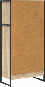 vidaXL Βιβλιοθήκη 60 x 30 x 121 εκ Επεξεργασμένο Ξύλο Σονόμα