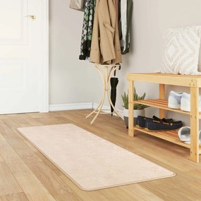 vidaXL Χαλί Runner MARSA Κρεμ 50 x 200 εκ. Πολυέστερ και PVC