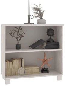 vidaXL Ντουλάπι HAMAR Λευκό 85 x 35 x 80 εκ. από Μασίφ Ξύλο Πεύκου