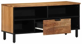 vidaXL Ντουλάπι Τηλεόρασης 100x33,5x46 εκ Κατασκευασμένο από Μασίφ Ξύλο Ακακίας