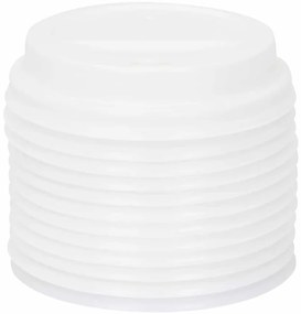 vidaXL Χάρτινα καπάκια καφέ Ø80 mm 8oz 1000 τεμάχια Λευκό πλαστικό