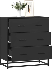 vidaXL Ραφιέρα Καφέ Δρυς 68x35x76 εκ. Επεξ. Ξύλο + Μέταλλο