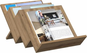 vidaXL Ράφι Περιοδικών με ράφι Artisan Oak 53 x 40 x 28,5 εκ