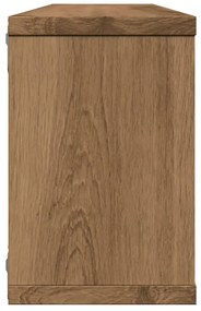 Ράφια κύβων τοίχου 6 τεμάχια Artisan Oak Κατασκευασμένο ξύλο - Καφέ