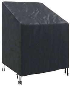 vidaXL Κάλυμμα Κήπου για Καρέκλα Μαύρο 75 x 78 x 65 / 100 εκ Ύφασμα 210D