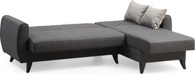 Stewehome γωνιακός καναπές Alkon 223x130x86 cm