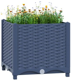 vidaXL Ζαρντινιέρα 40 x 40 x 38 εκ. από Πολυπροπυλένιο