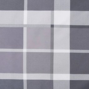Μαξιλάρι Ξαπλώστρας Γκρι Καρό 200 x 60 x 3εκ. από Ύφασμα Oxford - Πολύχρωμο