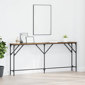 vidaXL Τραπέζι Κονσόλας Παλιό Ξύλο 180x23x75 εκ. Κατασκευασμένο Ξύλο
