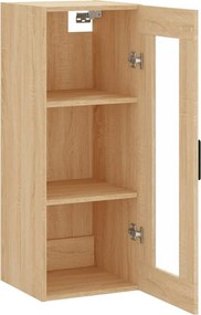 vidaXL Ντουλάπι Τοίχου Sonoma Δρυς 34,5 x 34 x 90 εκ.