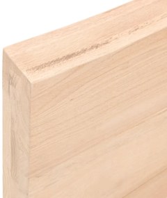 vidaXL Ράφι Τοίχου 60x20x6 εκ. από Ακατέργαστο Μασίφ Ξύλο Δρυός