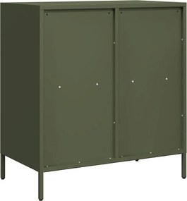 vidaXL Ντουλάπι Λαδί 68x39x73,5 εκ. από Χάλυβα Ψυχρής Έλασης