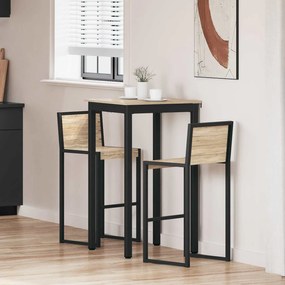 vidaXL Τραπεζαρίες Επεξεργασμένο ξύλο