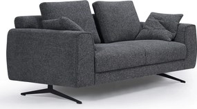 Detroit 2-Seater Sofa Dark Grey