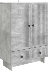 vidaXL Πλαϊνό γραφείο Σκυρόχρωμο Γκρι 66 x 34,5 x 95 εκ.