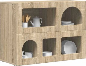 VidaXL Πλαϊνό γραφείο ELST Δρύς Sonoma 80.5 x 35 x 59 εκ.