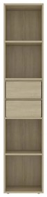 vidaXL Βιβλιοθήκη Χρώμα Sonoma Δρυς 36 x 30 x 171 εκ. από Επεξ. Ξύλο